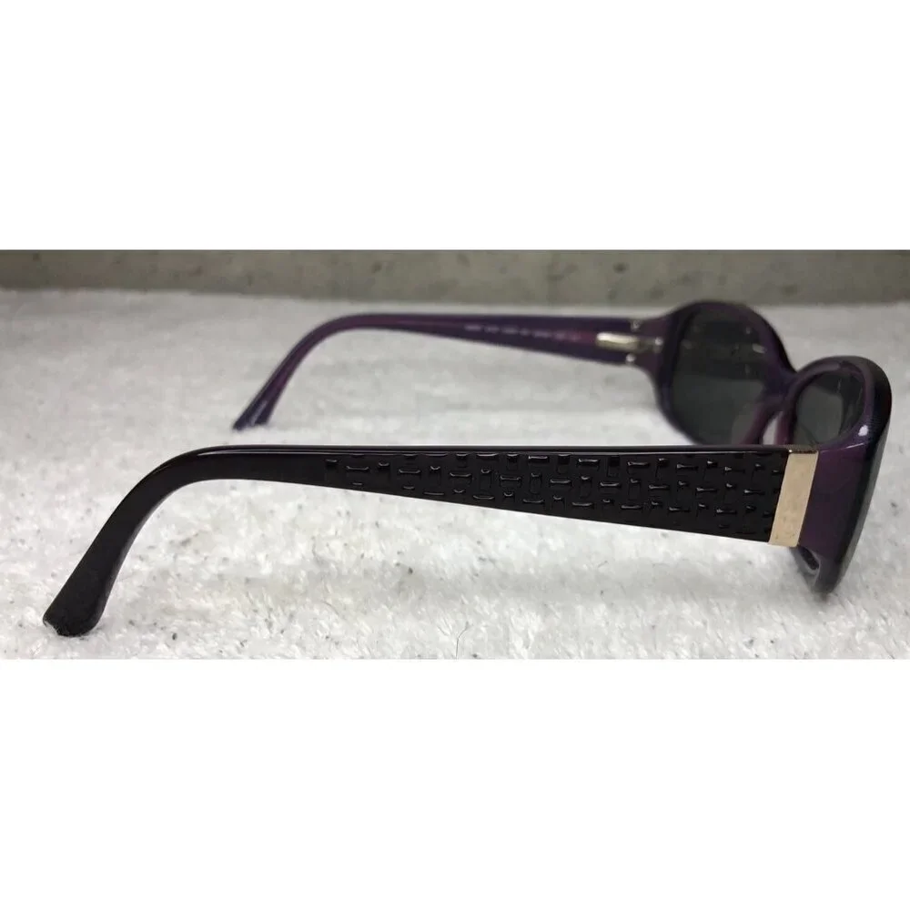 SAKS FIFTH AVENUE 61/S Dark Purple Cat-Eye Womens Sunglasses Frames 53-16-130